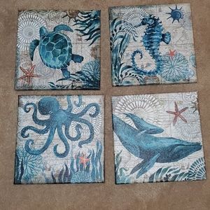 Kirkland's set of 4 nautical pictures